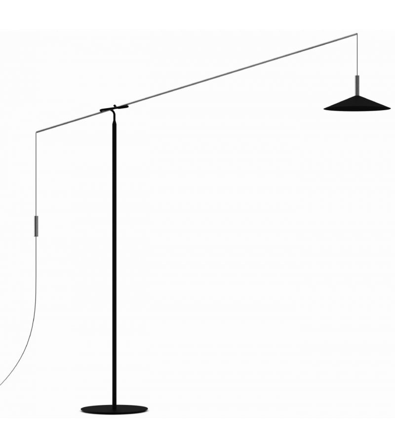 Penta - Altura mat zwart metaal Vloerlamp - KOOT