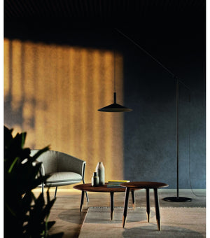 Penta - Altura mat zwart metaal Vloerlamp - KOOT