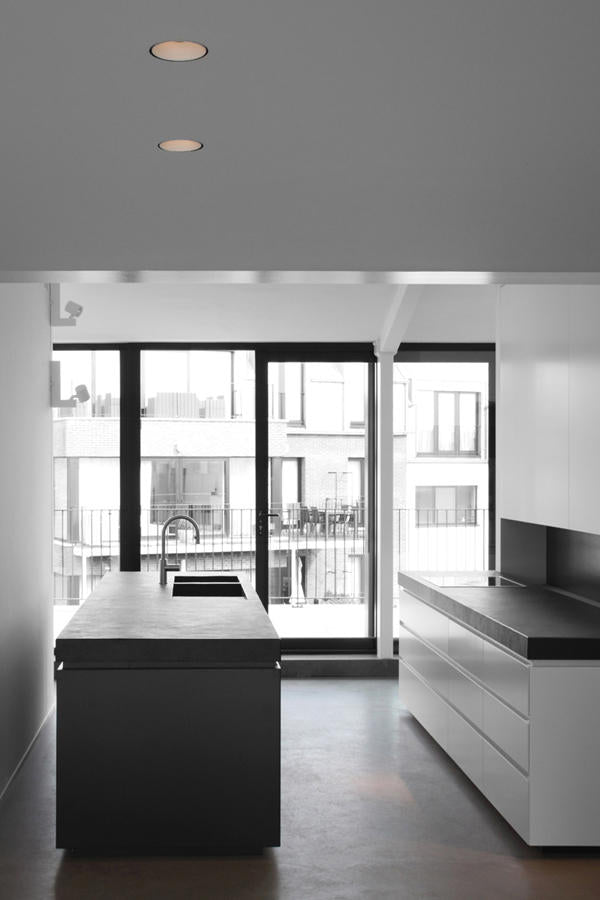 Kreon - aplis in-line 40 wallwasher zwart 2700K - KOOT