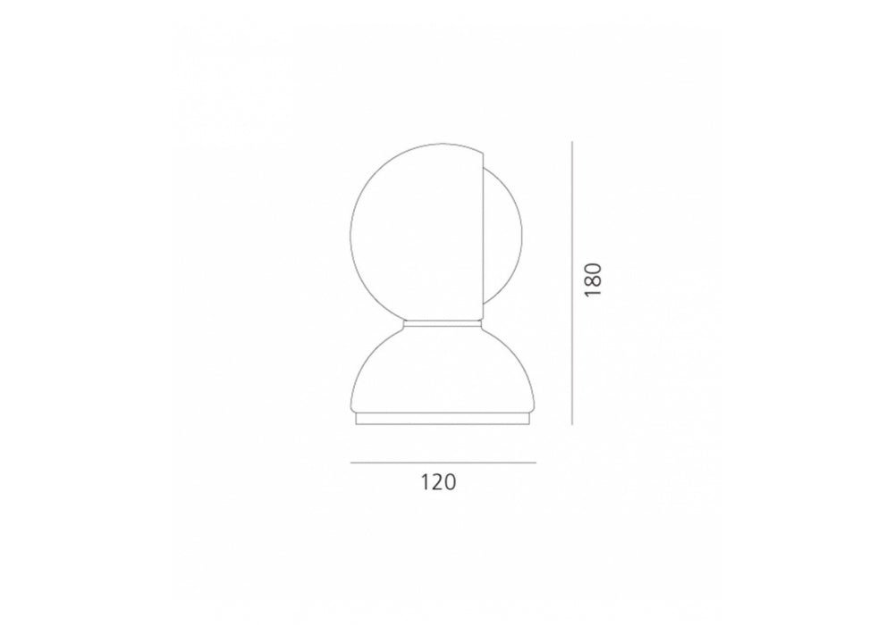 Artemide - Eclisse PVD Tafellamp - KOOT