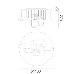 Artemide - Mercury LED hanglamp gepolijst chroom - KOOT