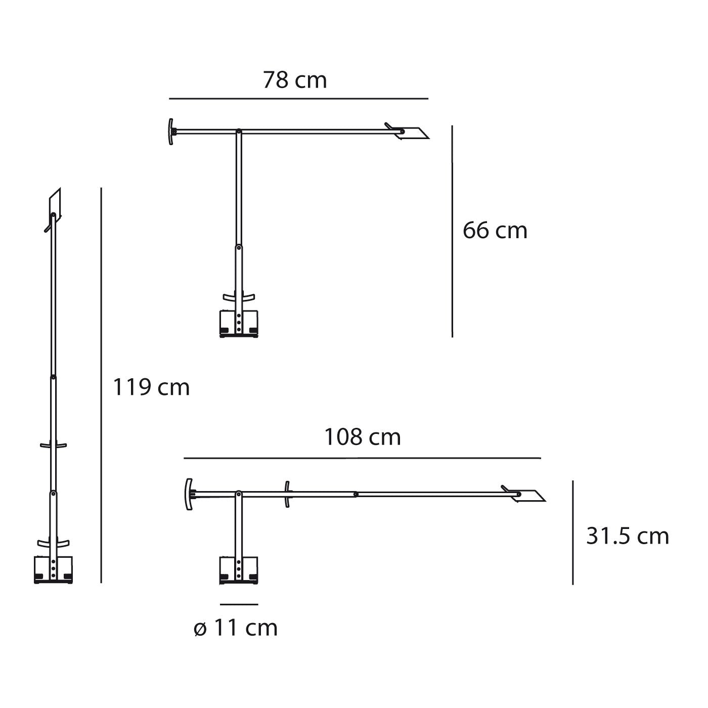 Artemide - Tizio LED bureaulamp Zwart - KOOT