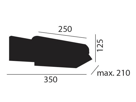 Artinox - Basel Wandlamp zwart messing - KOOT
