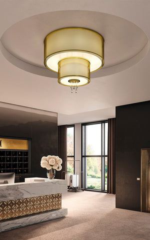 Artinox - Hook Plafondlamp goud - KOOT