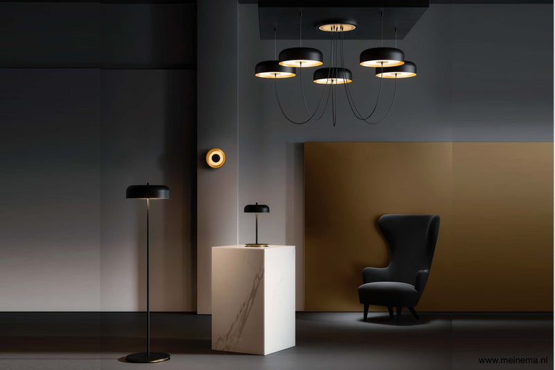 Artinox - Medusa Hanglamp / Plafondlamp zwart goud - KOOT