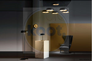 Artinox - Medusa Wandlamp zwart goud - KOOT