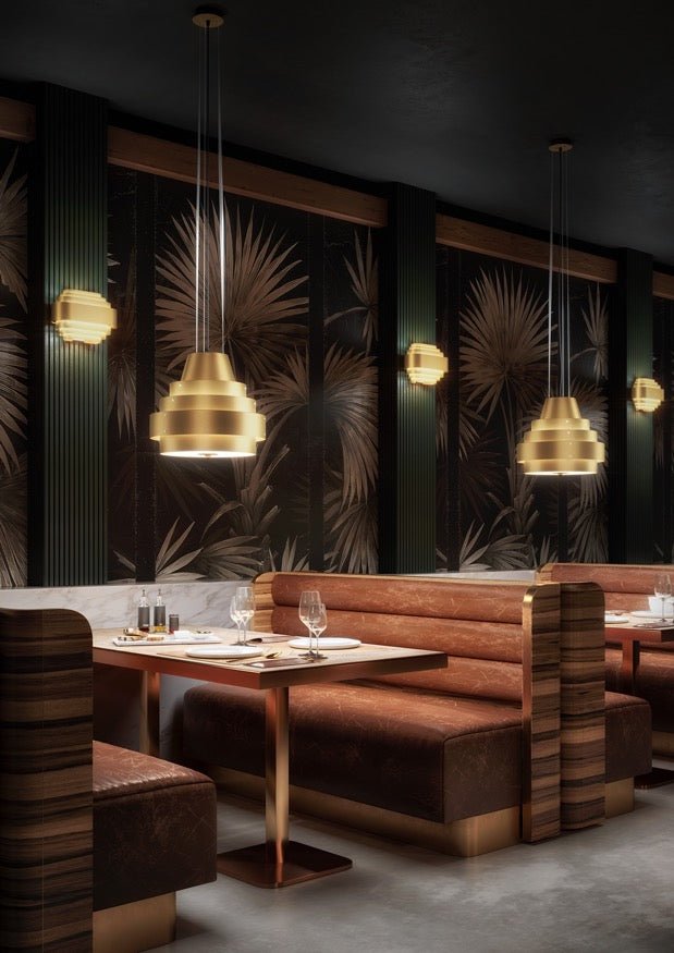 Artinox - Roche Hanglamp goud mat - KOOT