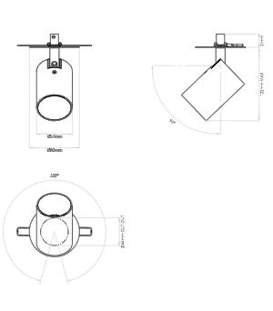 Astro - Ascoli Recessed spot brons - KOOT