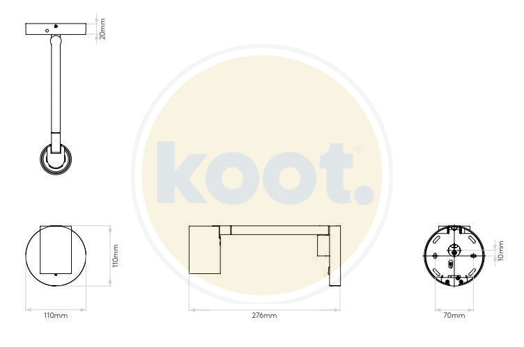 Astro - Ascoli Swing wandlamp - KOOT