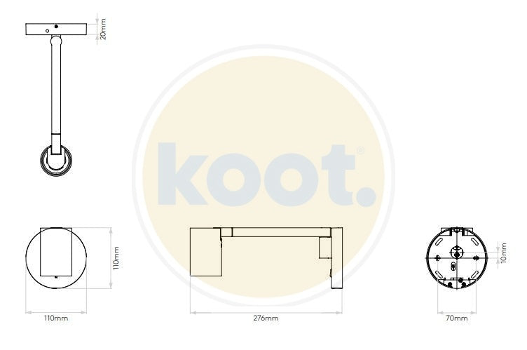 Astro - Ascoli Swing wandlamp - KOOT