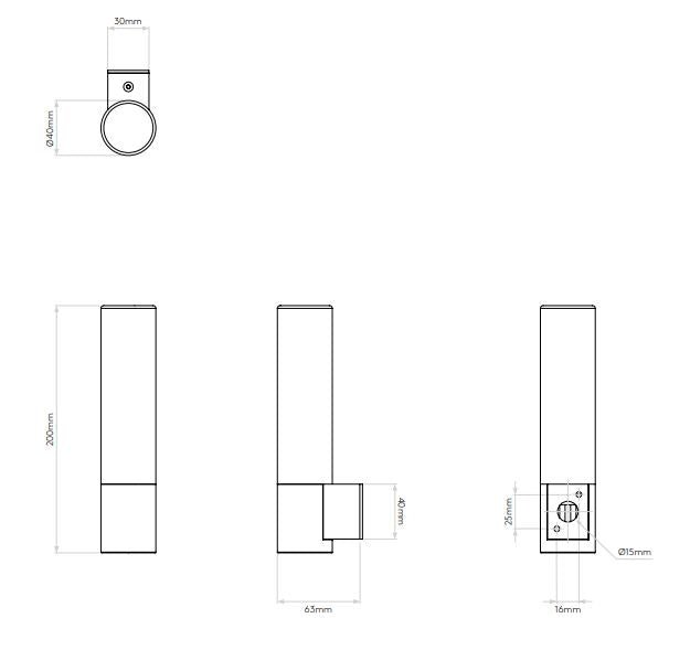 Astro - Bari wandlamp excl. G9 - KOOT