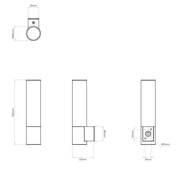 Astro - Bari wandlamp excl. G9 - KOOT