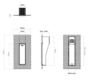 Astro - Borgo Trimless 35 LED 2700K wandlamp wit - KOOT