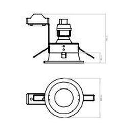 Astro - Minima Round Fixed IP65 spot/Plafondlamp - KOOT