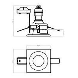 Astro - Minima Square Fixed IP65 spot / Plafondlamp - KOOT