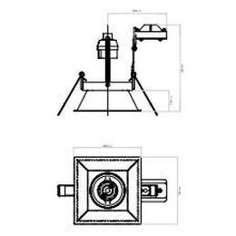 Astro - Minima Square Fixed spot / Plafondlamp - KOOT