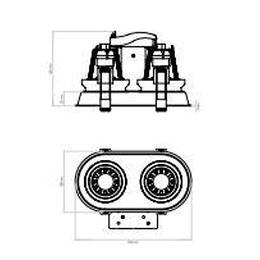 Astro - Minima Twin spot / Plafondlamp - KOOT