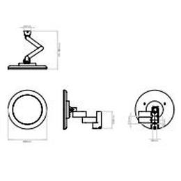 Astro - Niimi Round LED cosmeticaspiegel - KOOT