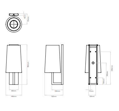 Astro - Riva 350 wandlamp - KOOT