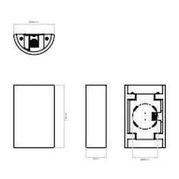 Astro - Serifos 220 wandlamp gips - KOOT