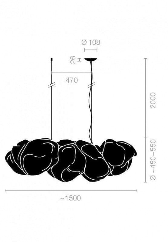 Belux - Cloud XL LED hanglamp - KOOT
