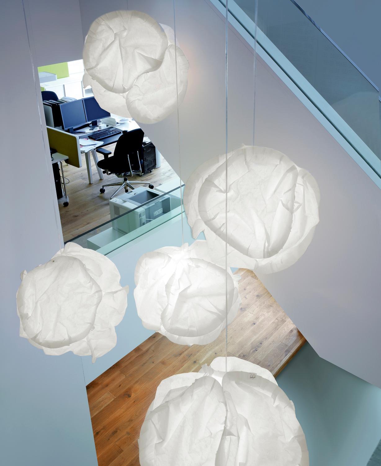 Belux - E27 cloud 600 hanglamp wit - KOOT