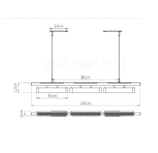 Bert Frank - Colt Triple Hanglamp - KOOT