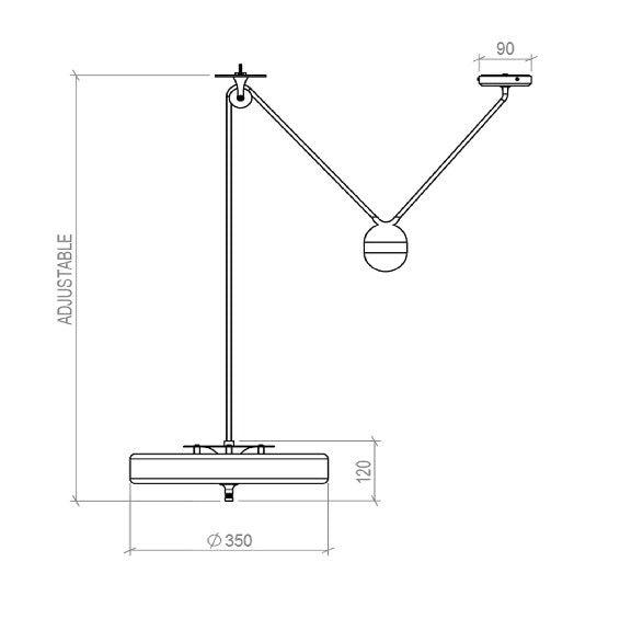 Bert Frank - Revolve Rise & Fall Hanglamp - KOOT