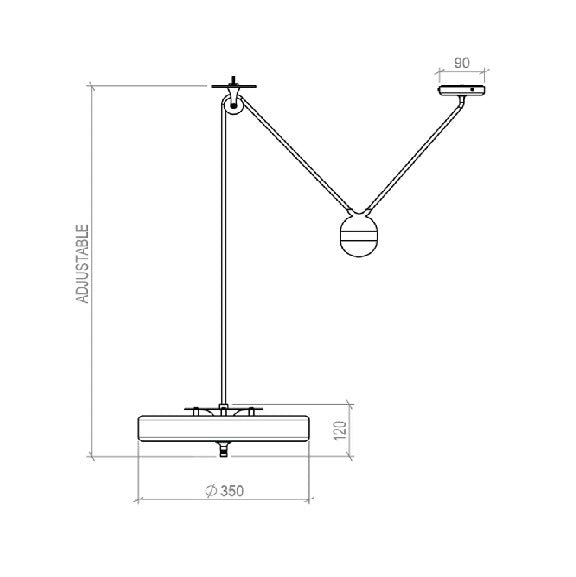 Bert Frank - Revolve Rise & Fall Hanglamp - KOOT