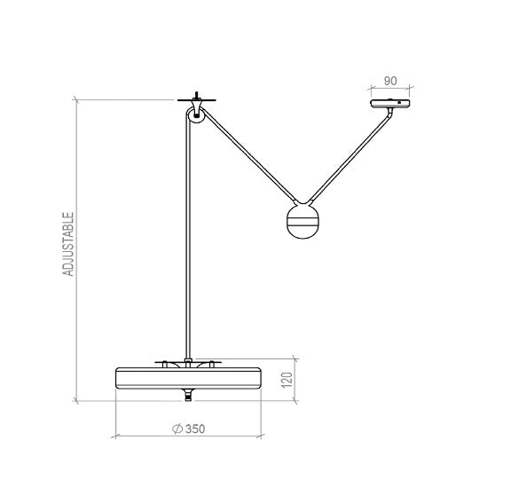 Bert Frank - Revolve Rise & Fall Hanglamp - KOOT