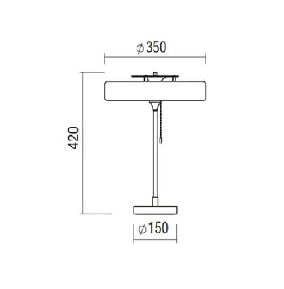 Bert Frank - Revolve Tafellamp - KOOT