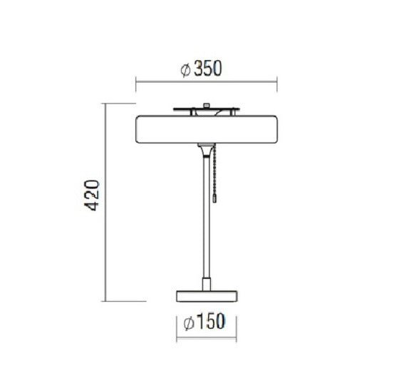 Bert Frank - Revolve Tafellamp - KOOT