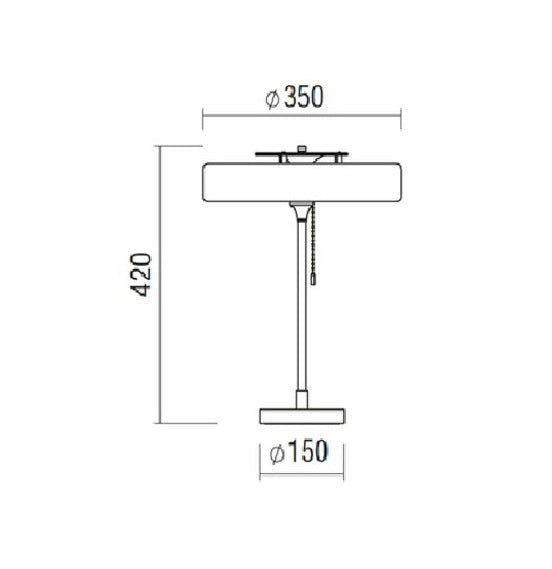 Bert Frank - Revolve Tafellamp - KOOT