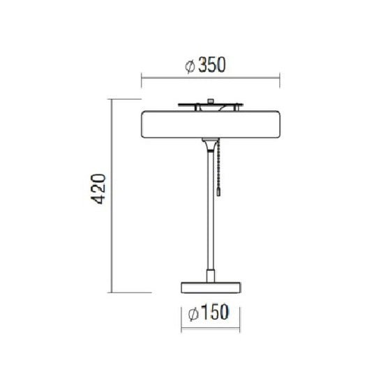 Bert Frank - Revolve Tafellamp - KOOT