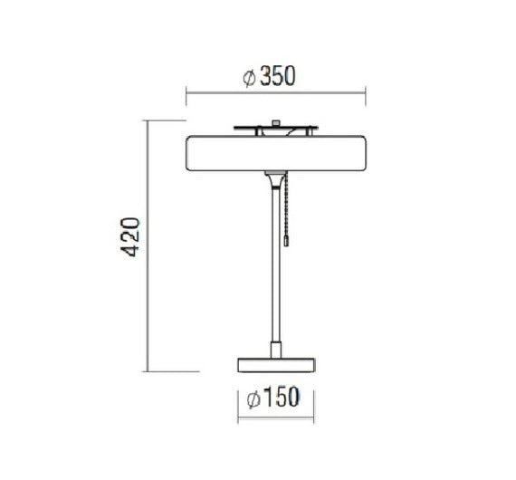Bert Frank - Revolve Tafellamp - KOOT