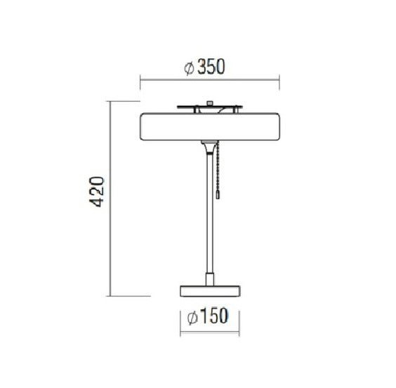 Bert Frank - Revolve Tafellamp - KOOT