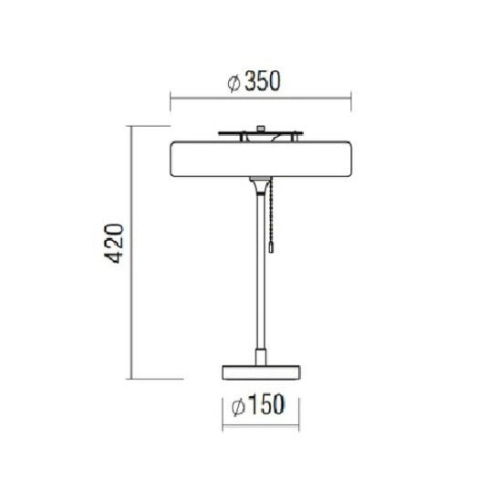 Bert Frank - Revolve Tafellamp - KOOT