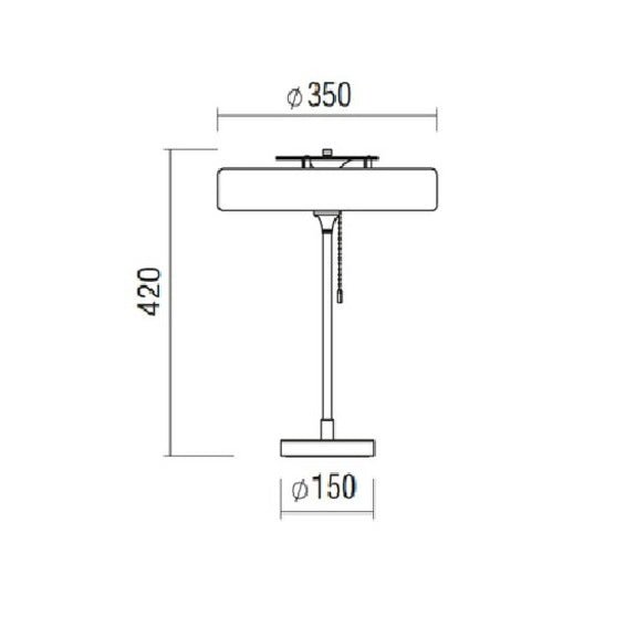 Bert Frank - Revolve Tafellamp - KOOT