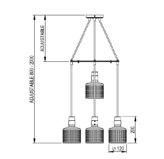 Bert Frank - Riddle Cluster 5 Hanglamp - KOOT