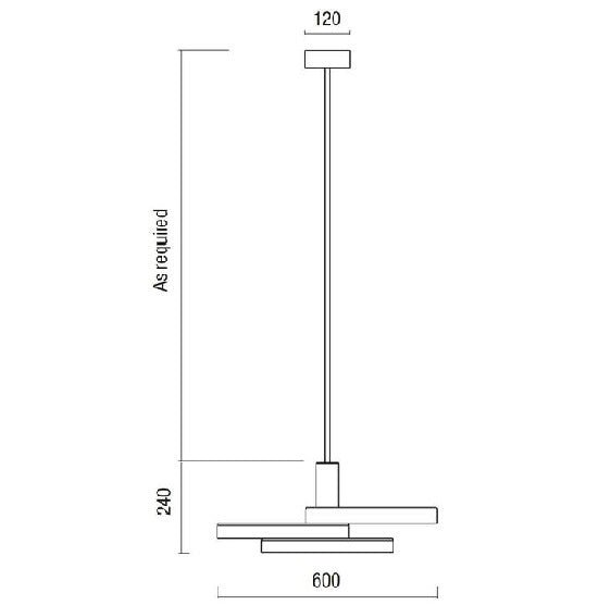 Bert Frank - Triarc Hanglamp - KOOT