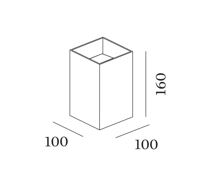Wever & Ducre - Box Outdoor 4.0 Wandlampen Brons - KOOT