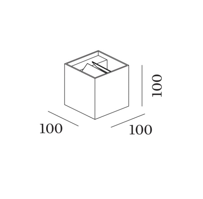 Wever & Ducre - Box Outdoor 2.0 Wandlampen Brons - KOOT