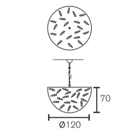 Brand van Egmond - Delphinium Ovaal Hanglamp - KOOT