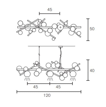Brand van Egmond - Galaxy Long Hanglamp - KOOT