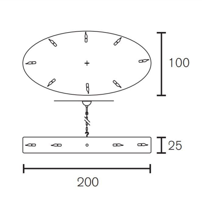 Brand van Egmond - Hollywood Ovaal Hanglamp - KOOT