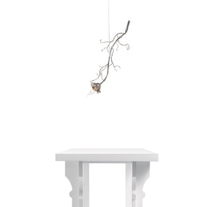 Brand van Egmond - La Vie En Rose Enkele Lichte Roos Hanglamp - KOOT