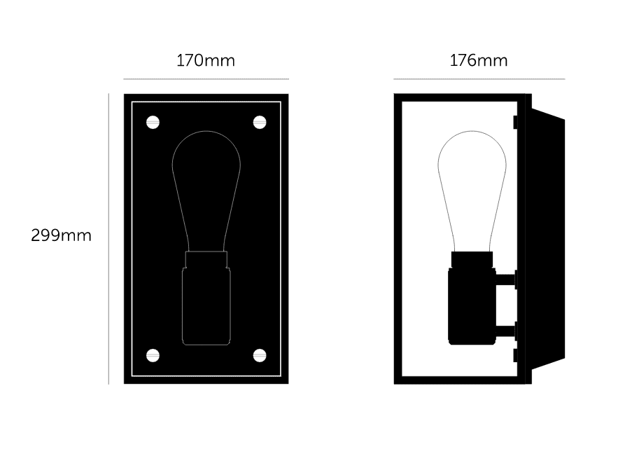 Buster and Punch - Caged Medium Wandlamp - KOOT