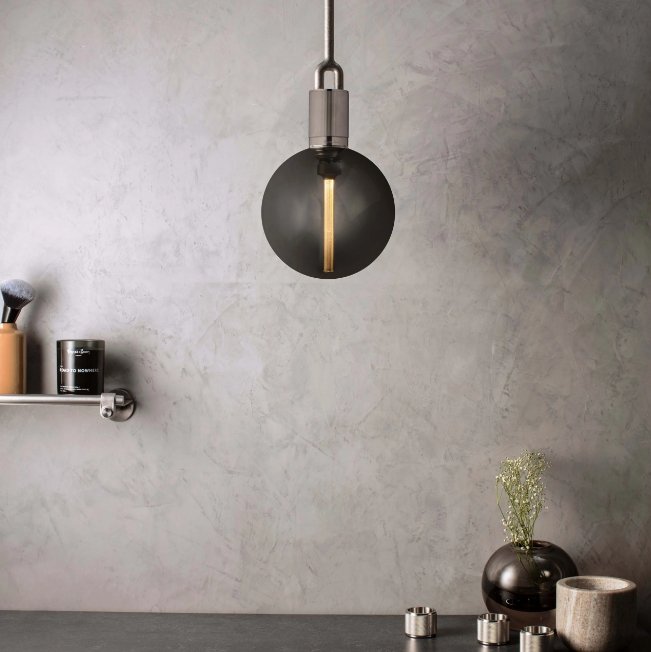 Buster and Punch - Forked Globe Groot Hanglamp gerookt - KOOT