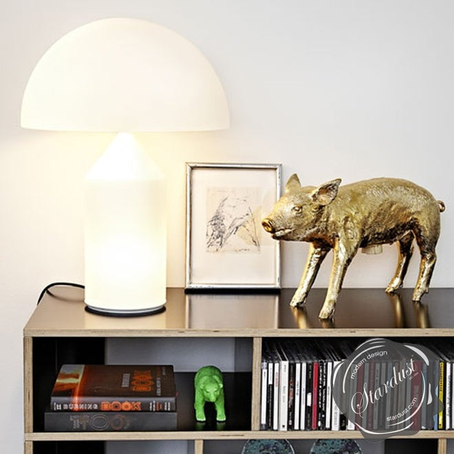 Oluce - Atollo Glass 236 tafellamp - KOOT