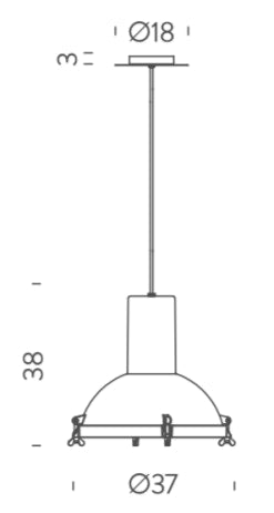Nemo - PROJECTEUR 365 IP 30 hanglamp - KOOT